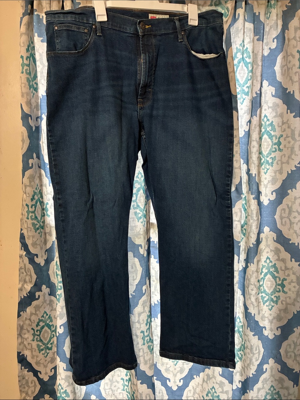 Wrangler Dark Blue Relaxed Fit Jeans